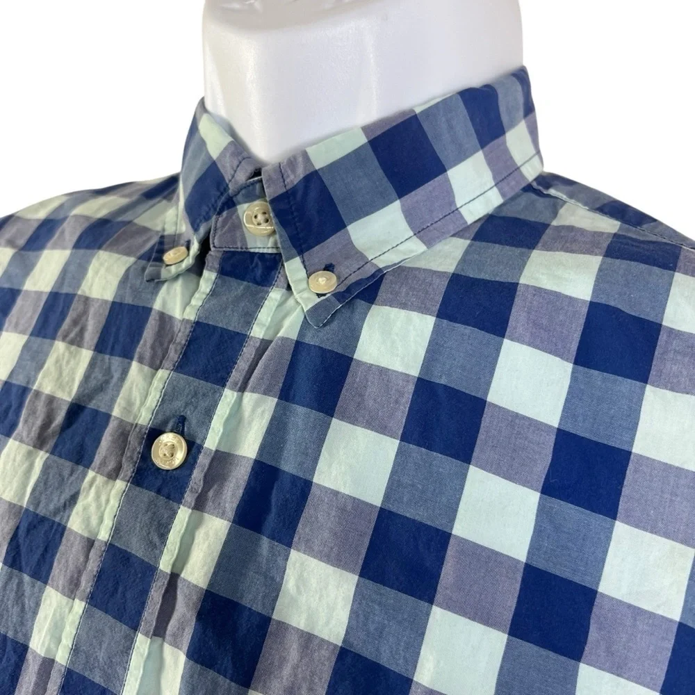 J.Crew Men’s Casual Shirt Button down Plaid Size M